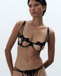 Nova Open Bra Black