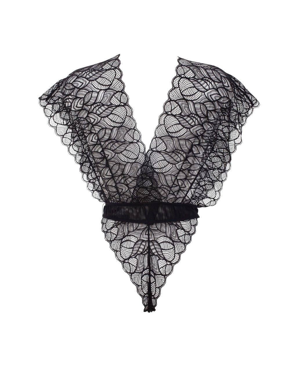 Emerson Lace Bodysuit Black