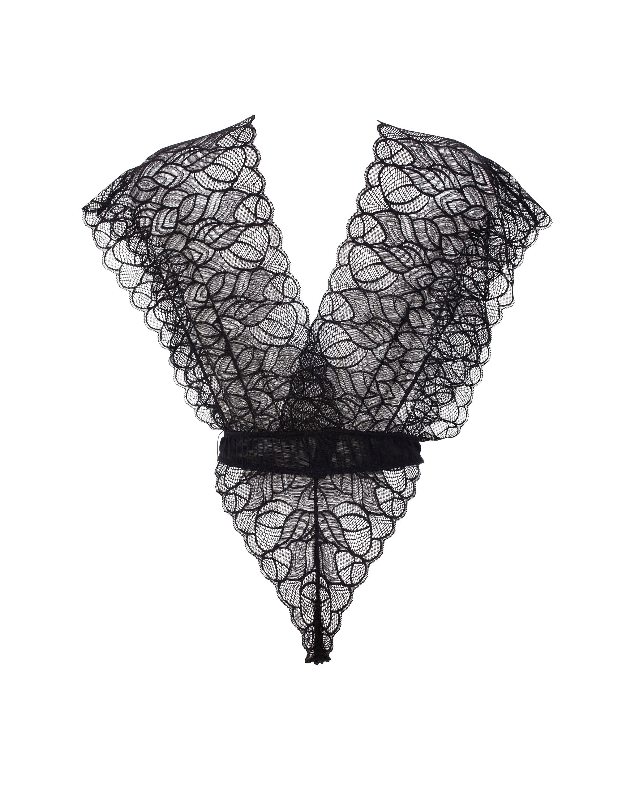 Emerson Lace Bodysuit Black