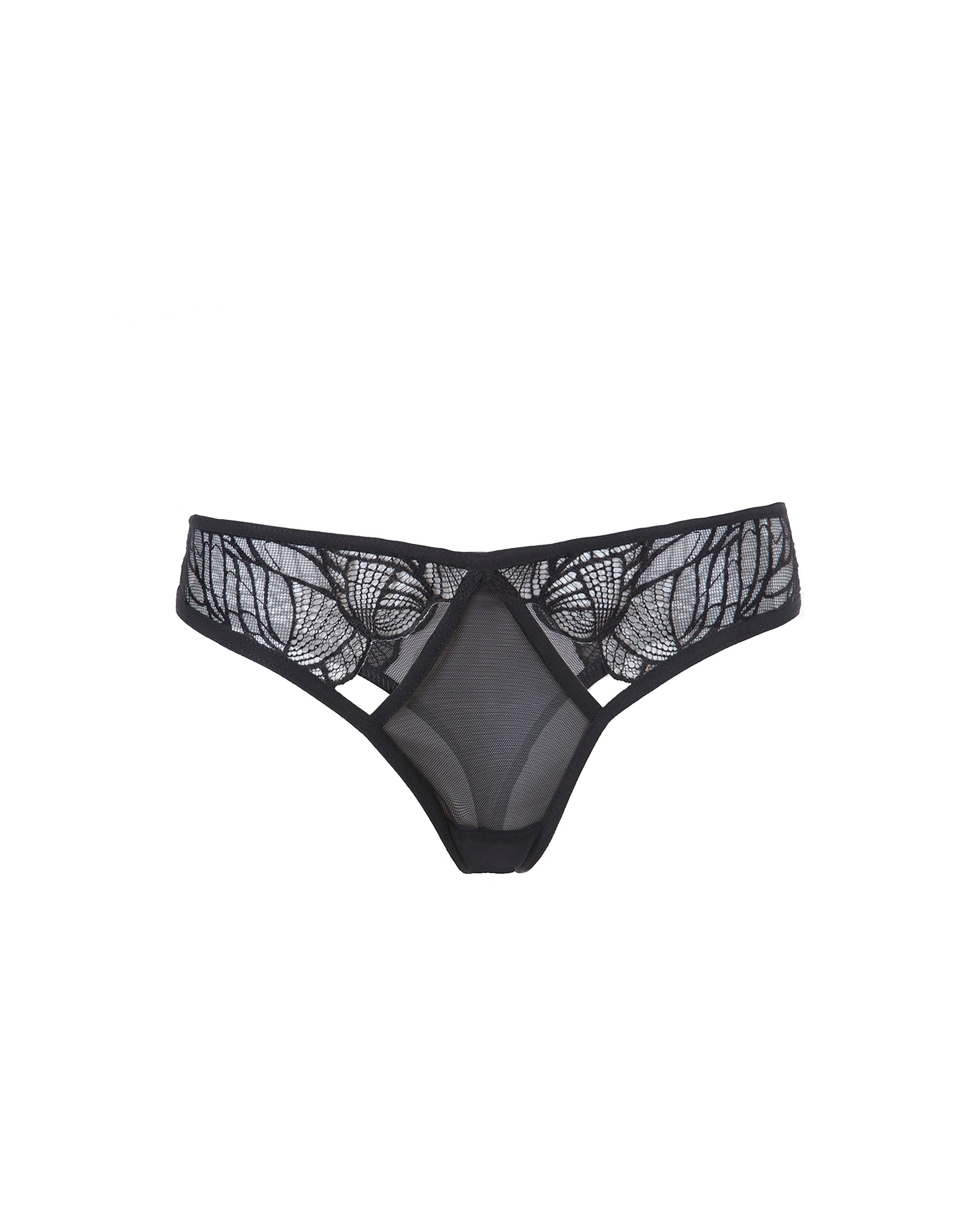 Emerson Lace Thong Black