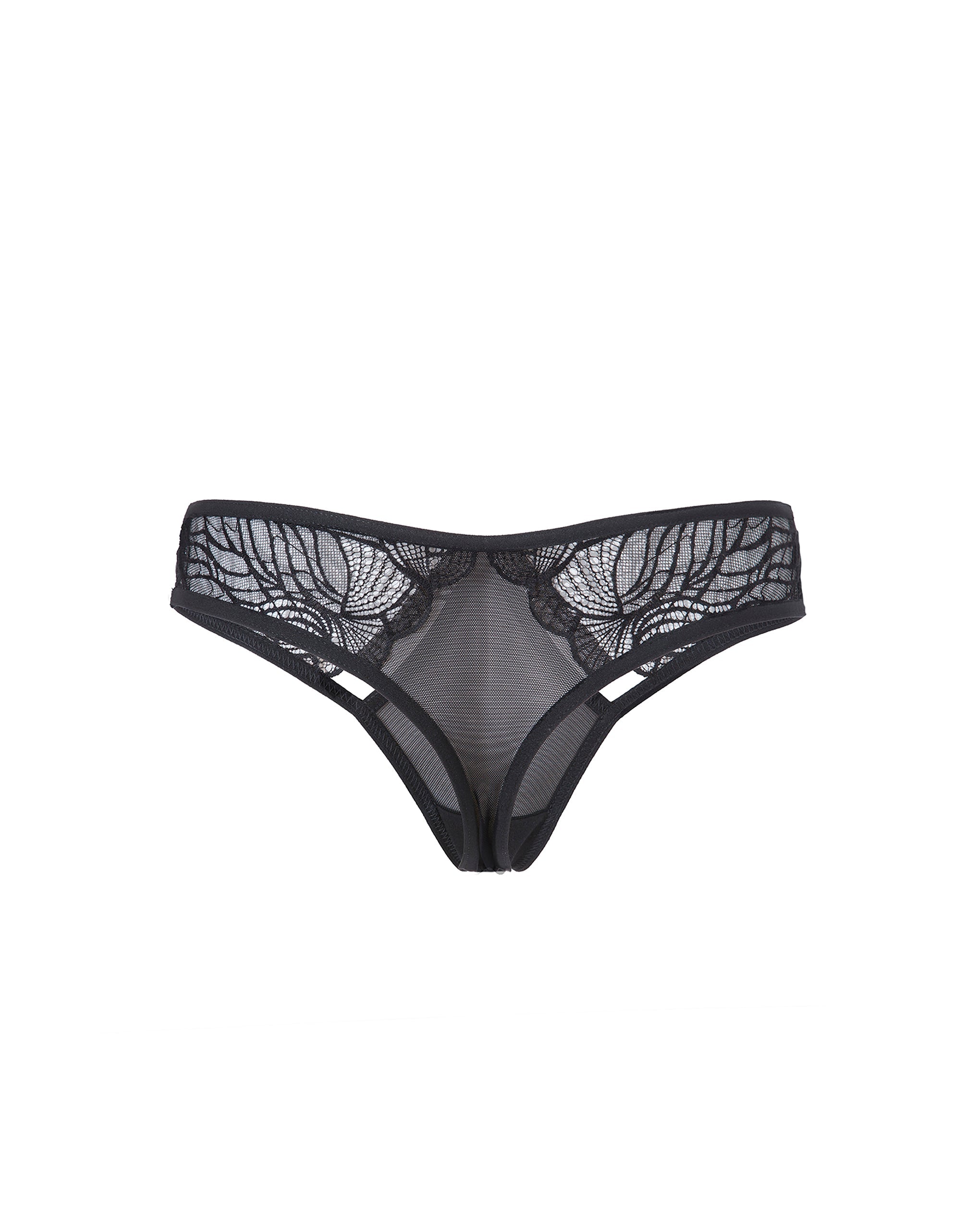 Emerson Lace Thong Black