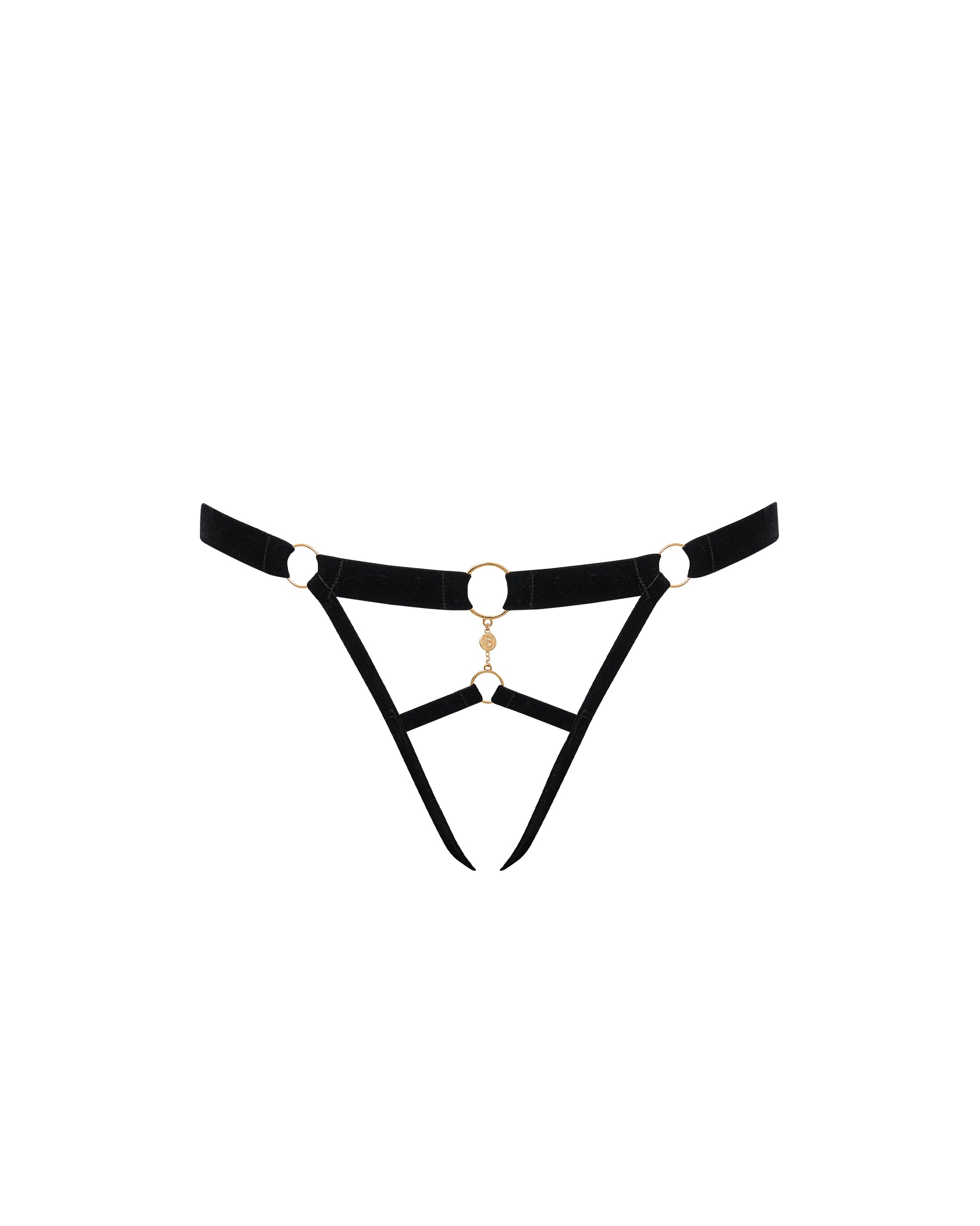 Simone Open Brief Black
