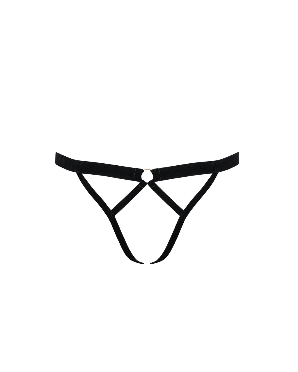 Simone Open Brief Black