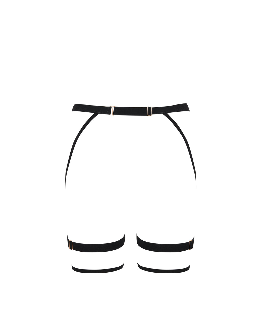 Simone Thigh Harness Black