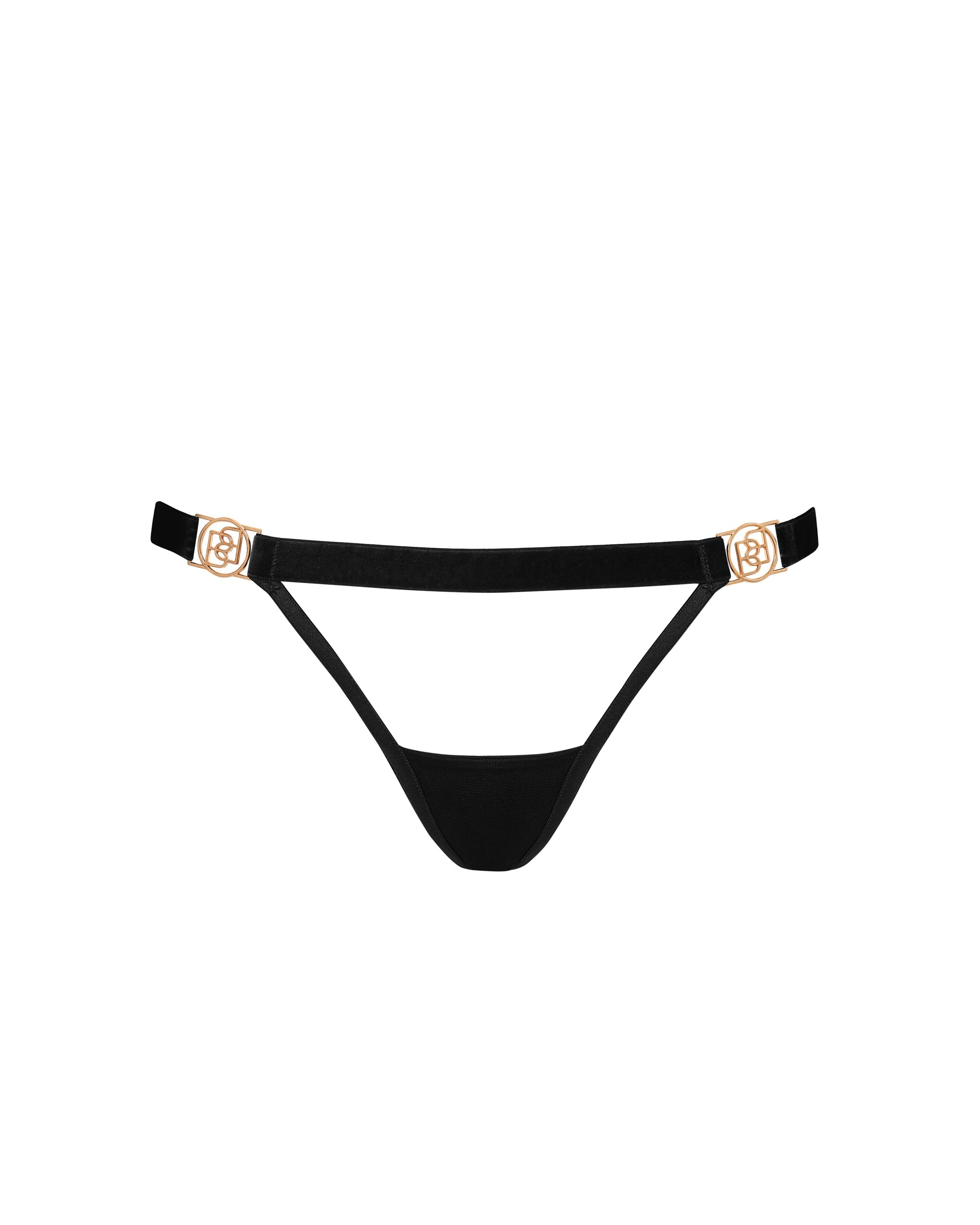 Thalia Open Brief Black