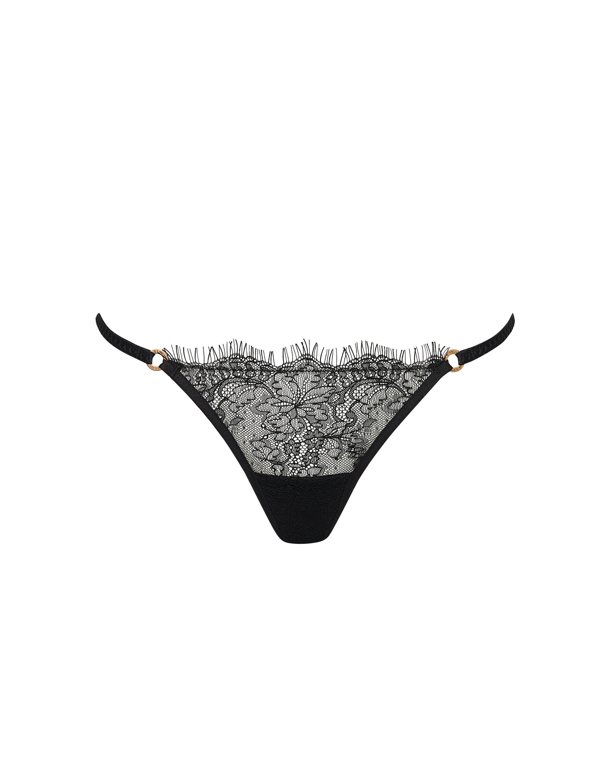 Camelia Lace Brief Black