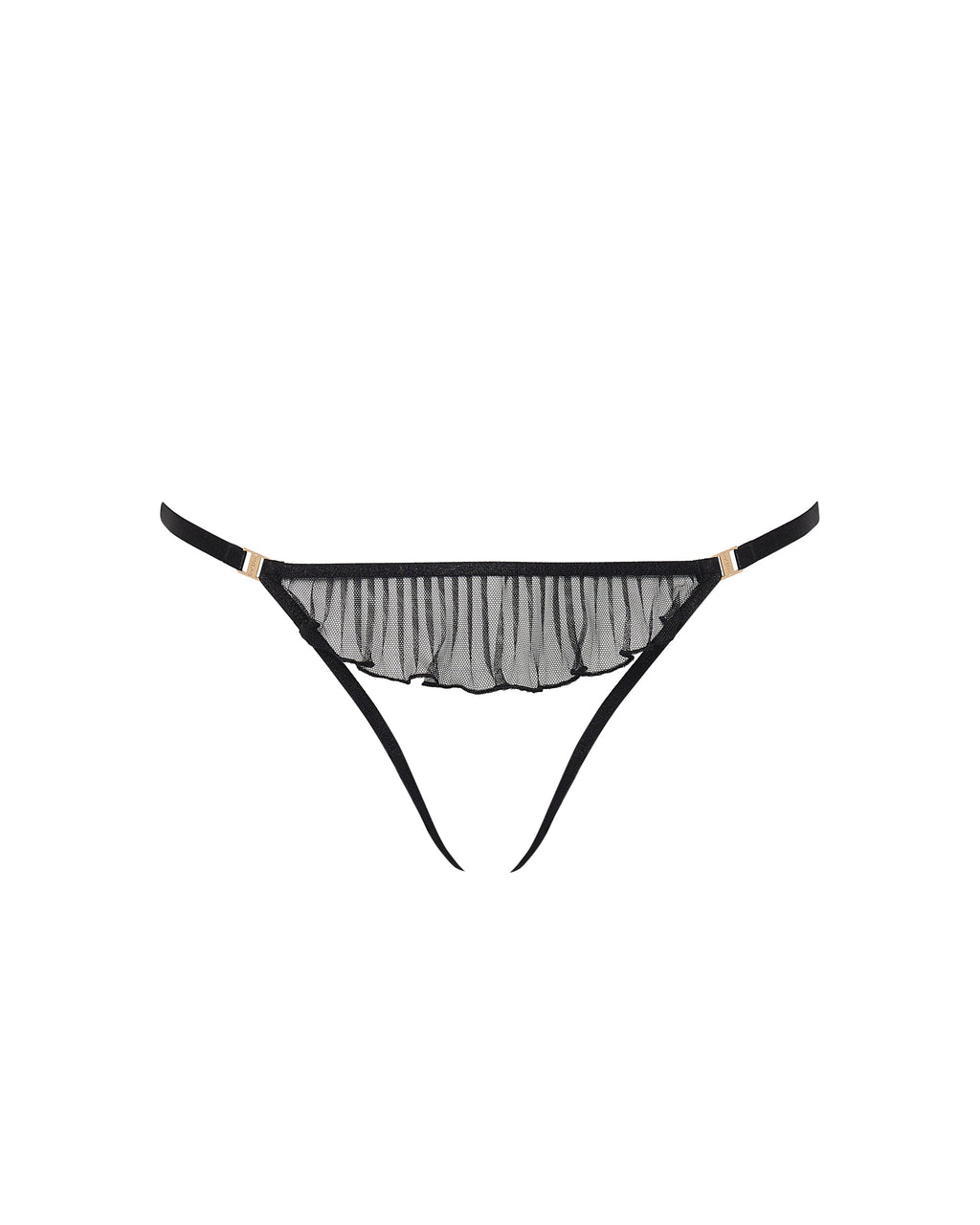 Matisse Sheer Open Brief Black