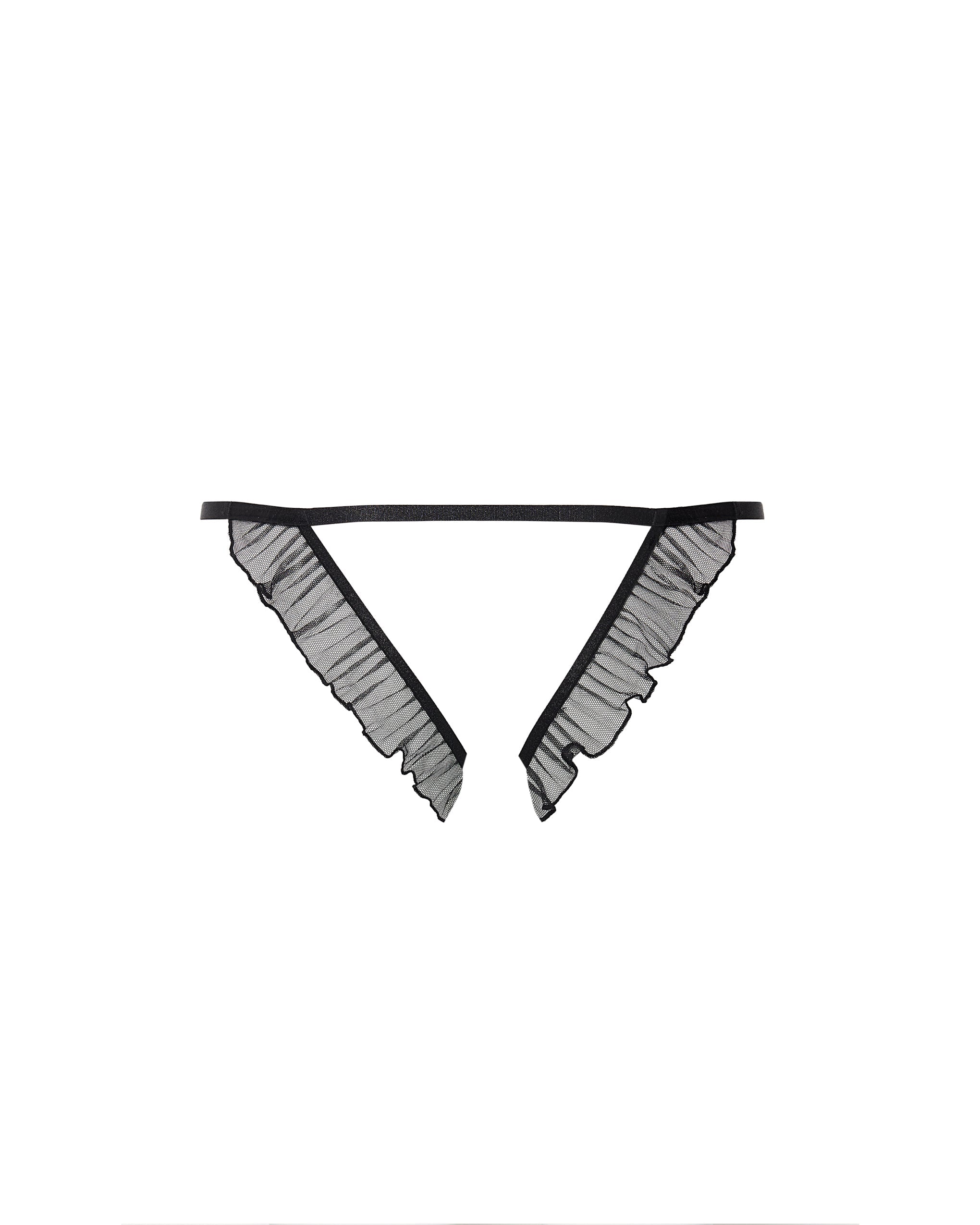 Matisse Sheer Open Brief Black