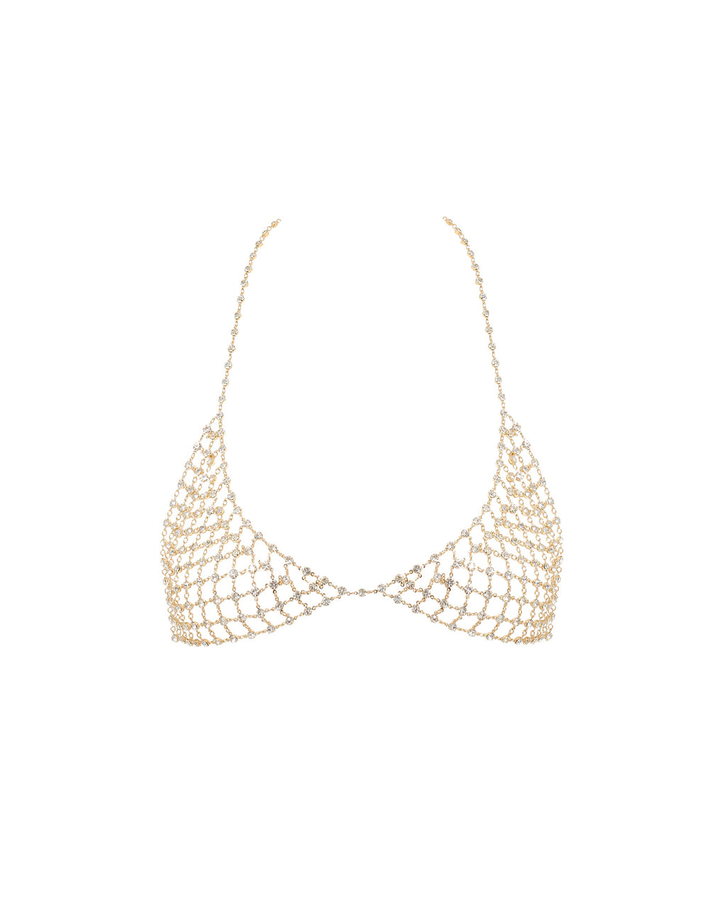 Marli Diamond Lattice Bra Gold