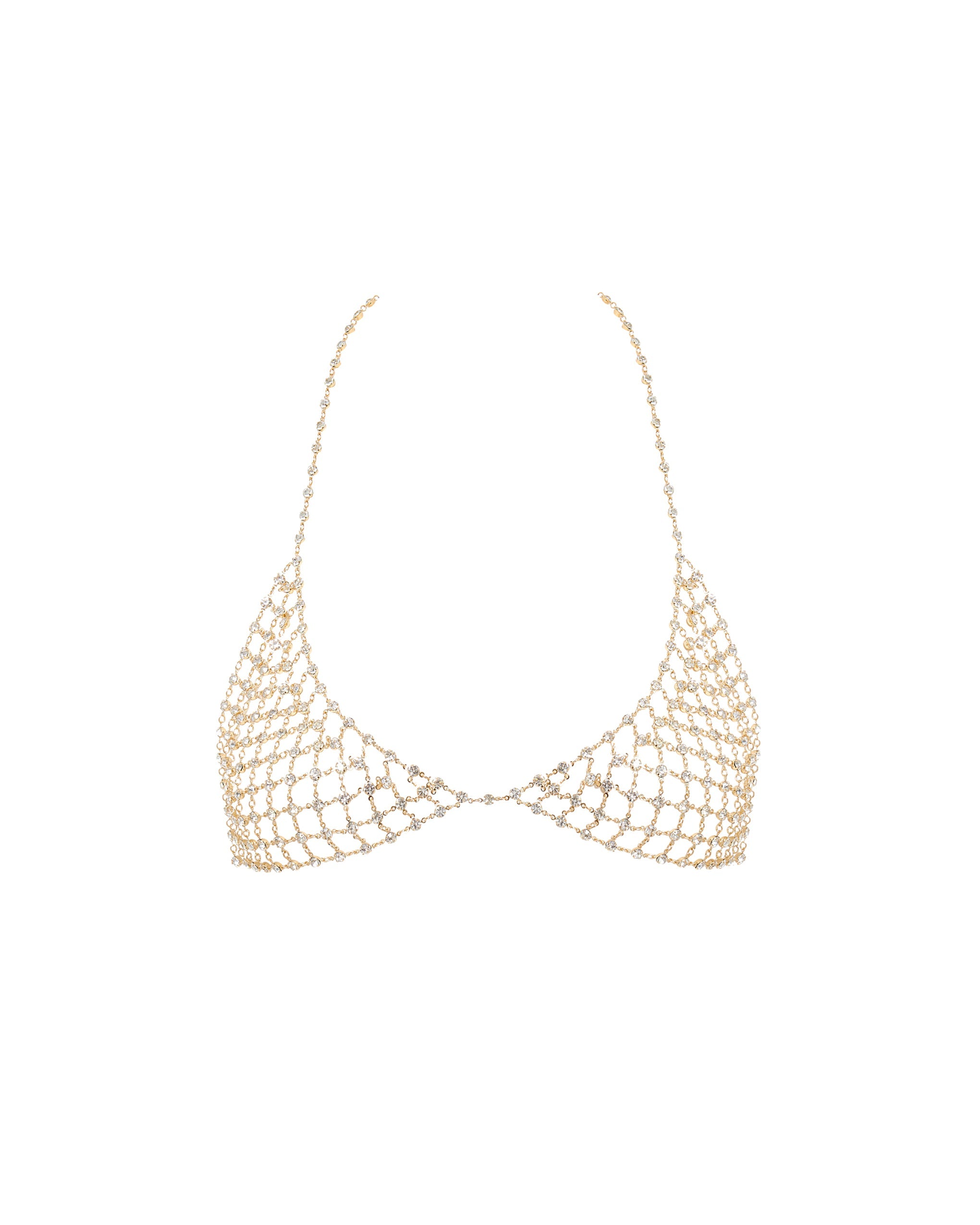 Marli Diamond Lattice Bra Gold