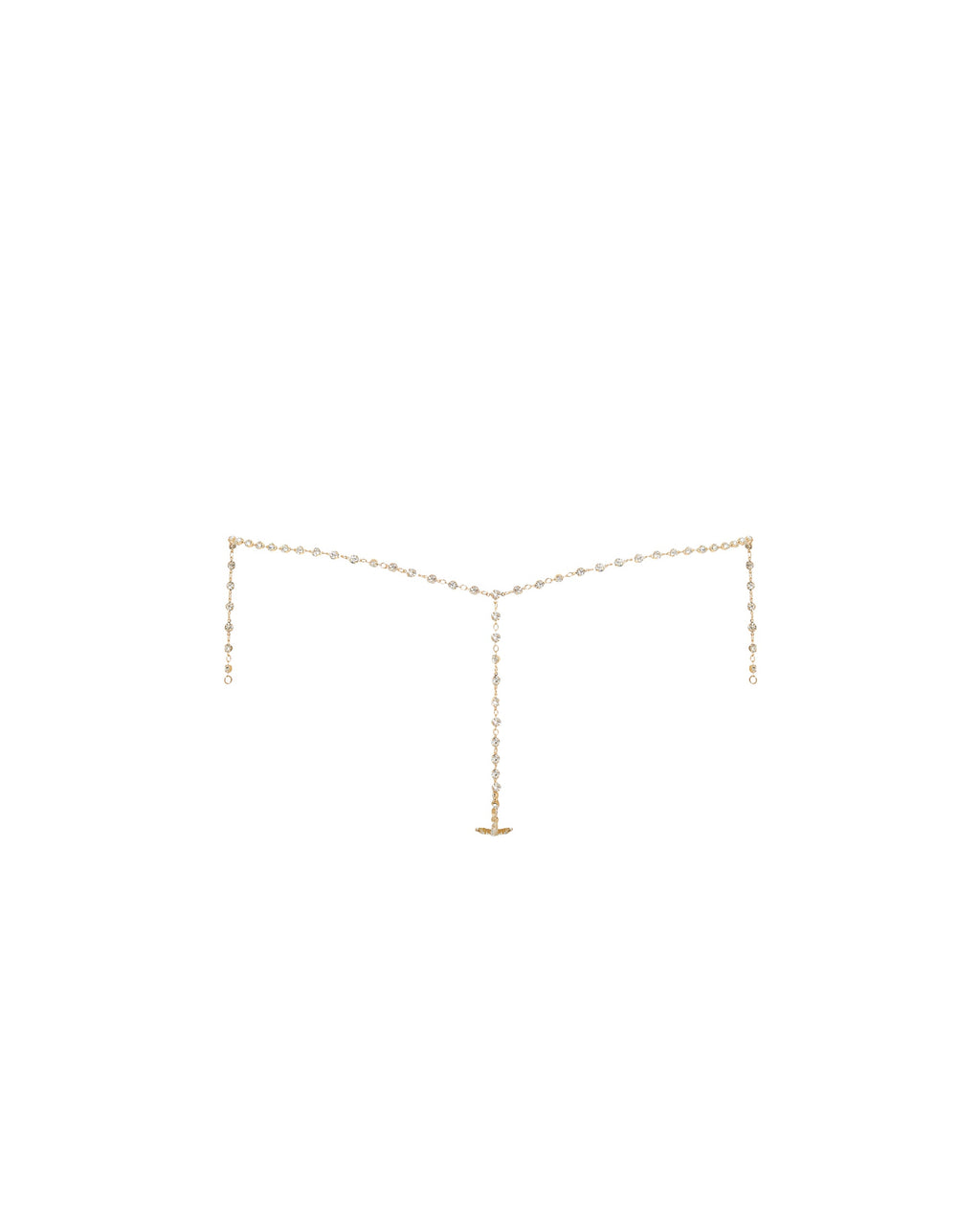 Marli Diamond Lattice Thong Gold