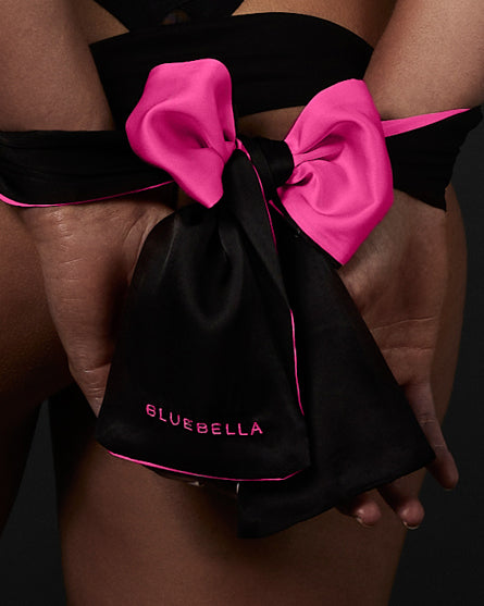 Estella Ties Black/Fuchsia Pink