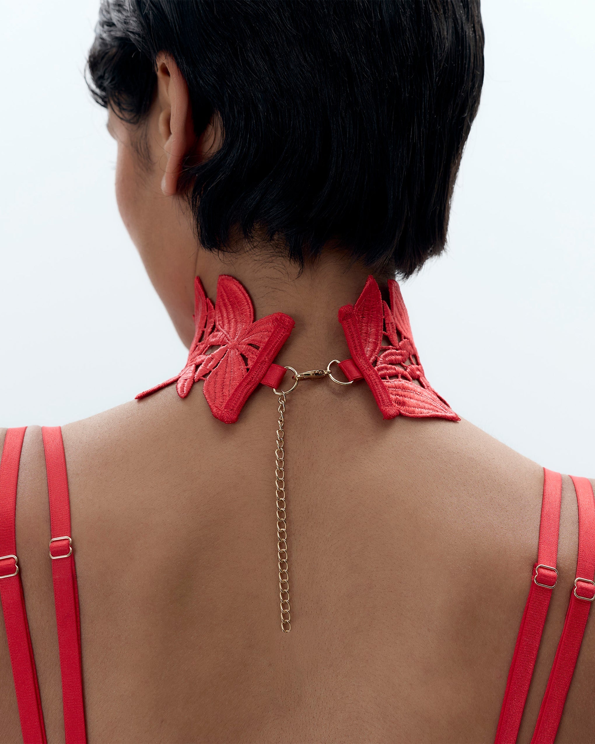 Ophelia Choker Red