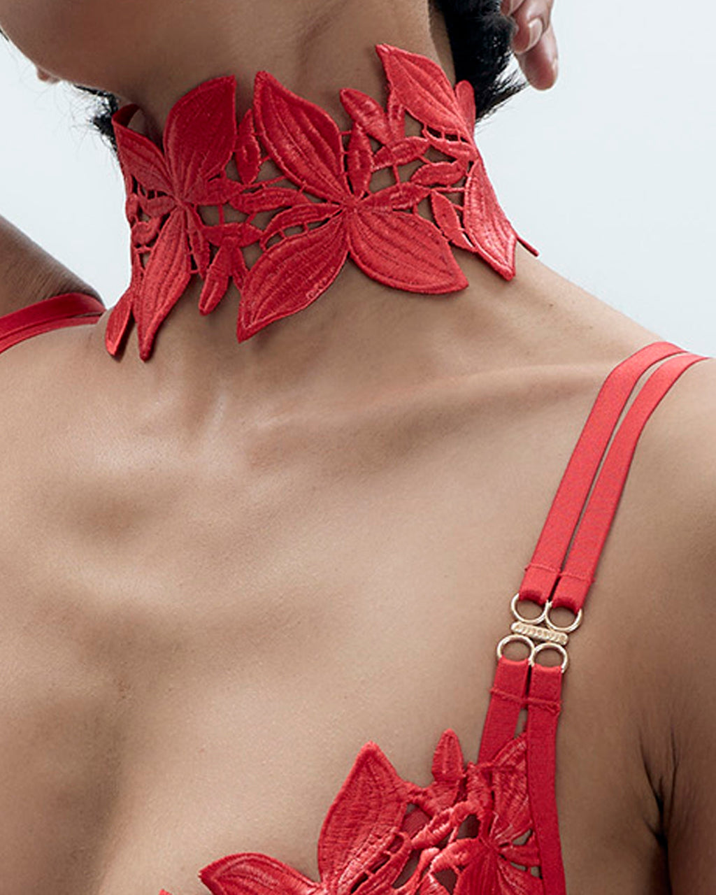 Ophelia Choker Red