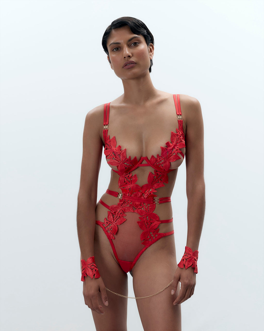 Ophelia Cuffs Red