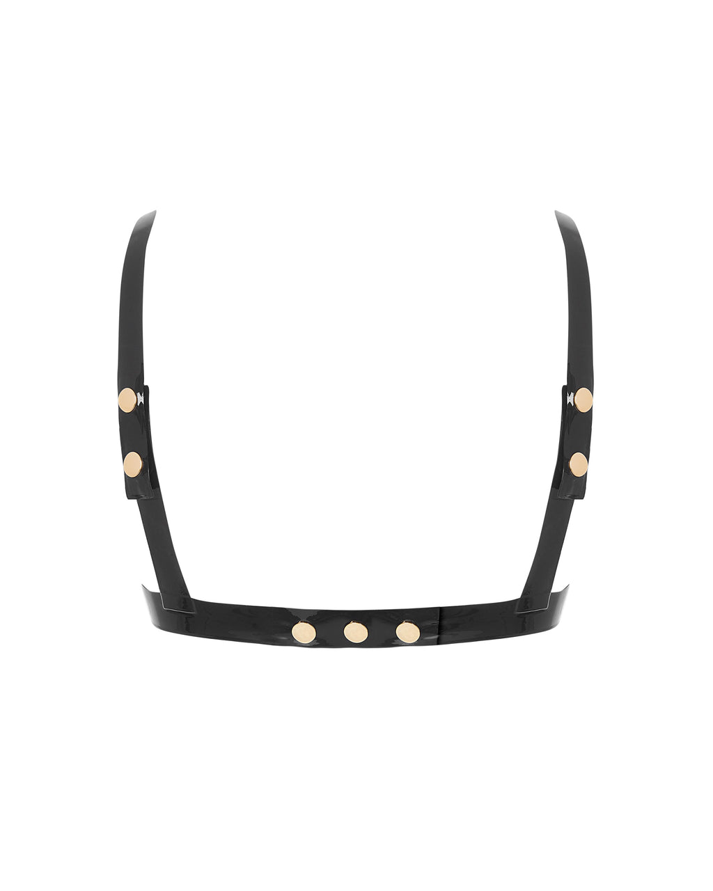 Latex Bra Black