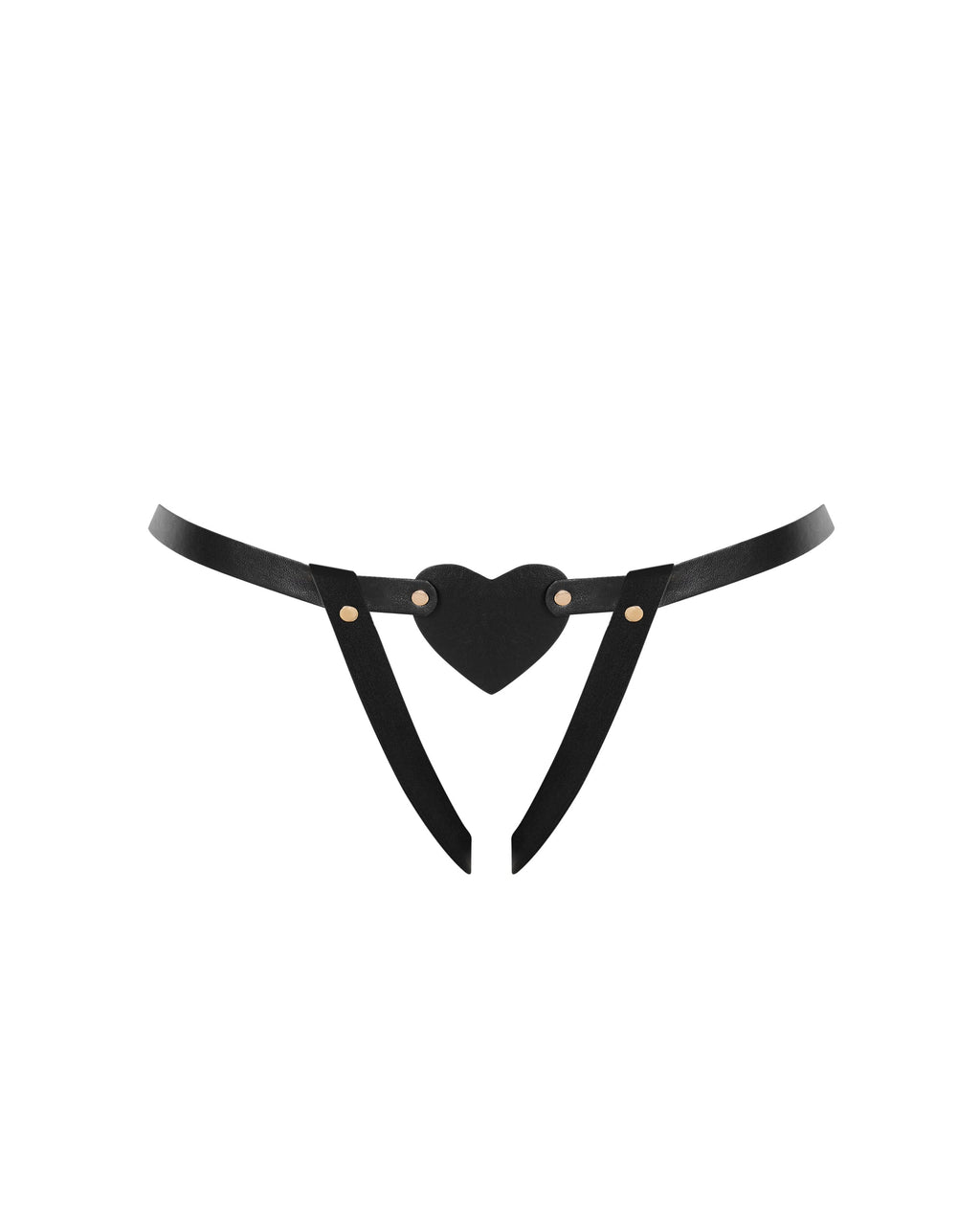 Salome Open Heart Brief Black