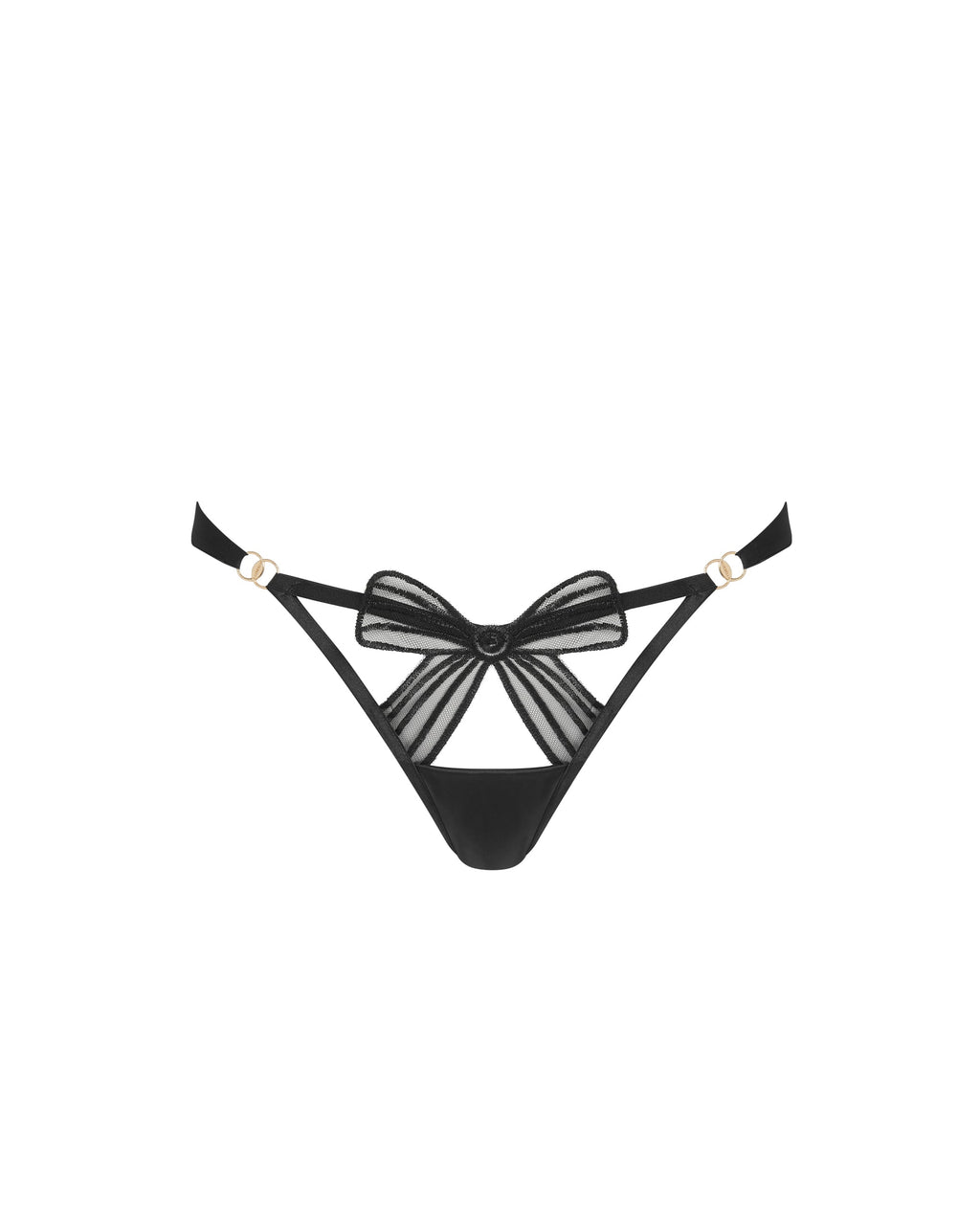 Annabel Open Bow Brief Black