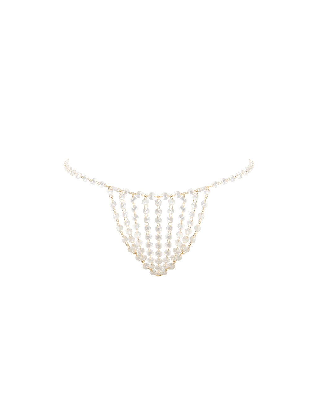Crystal Thong Clear