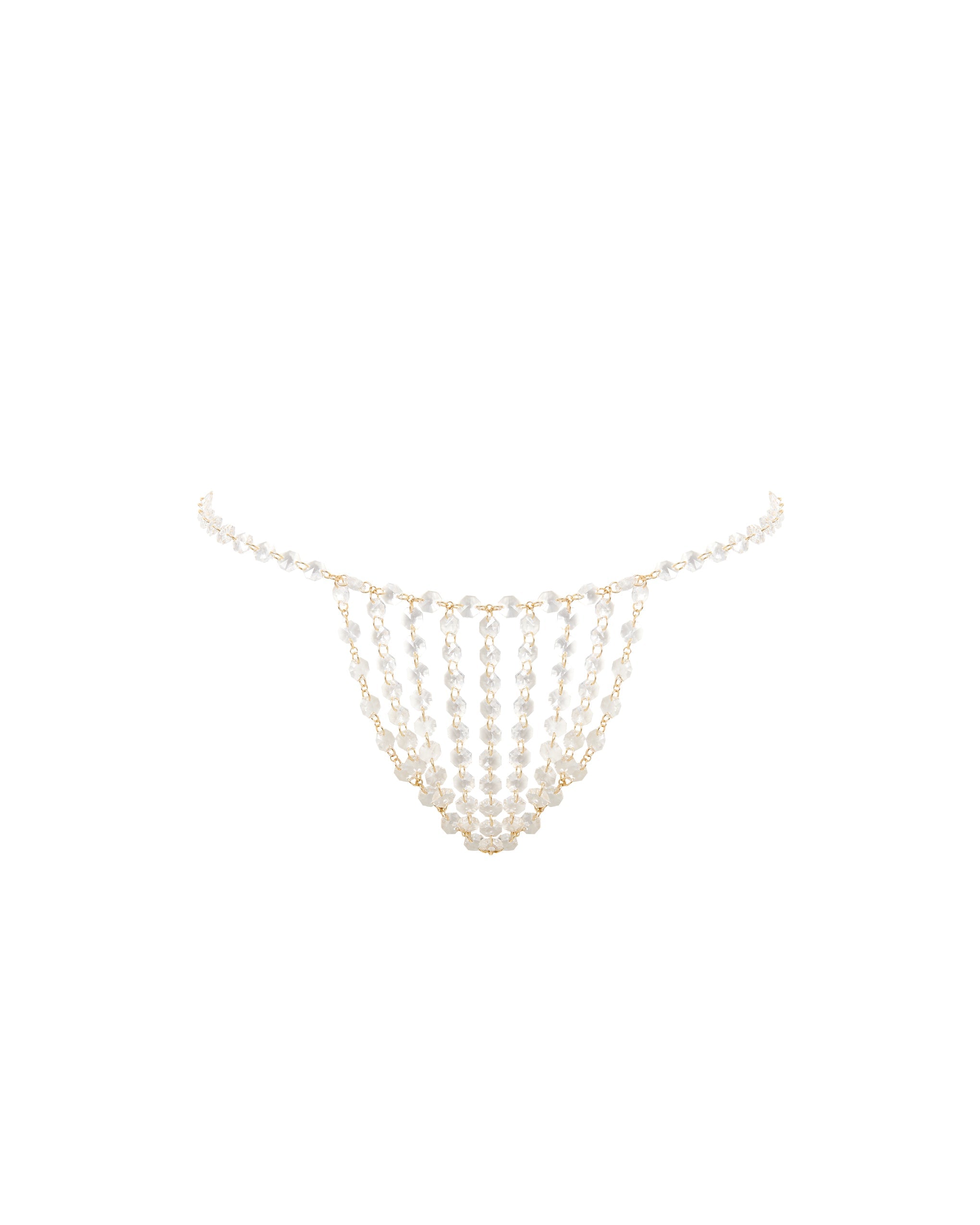 Crystal Thong Clear