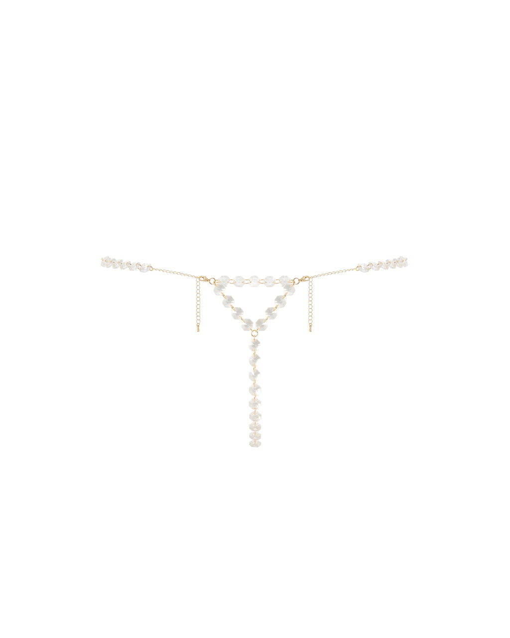 Crystal Thong Clear