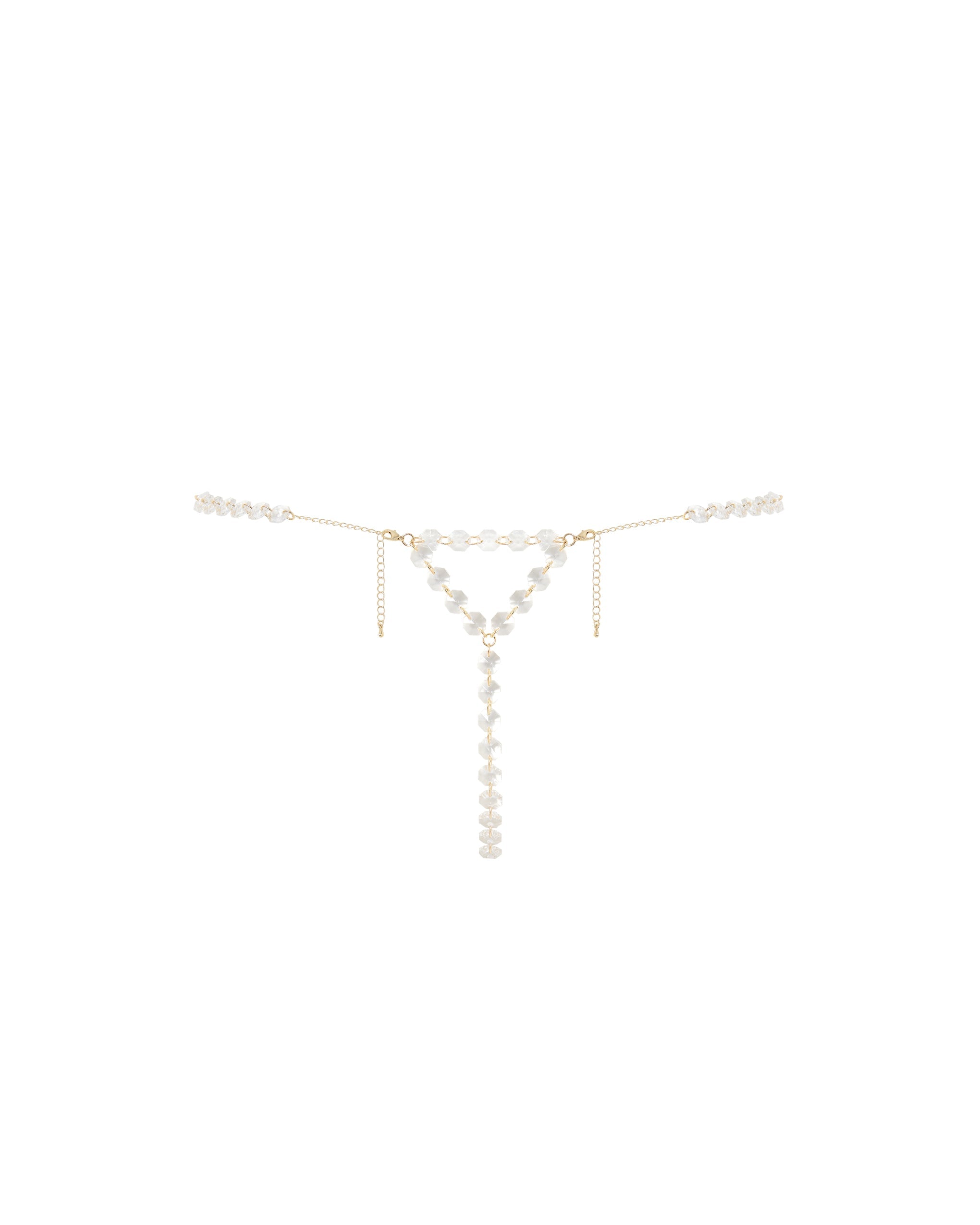 Crystal Thong Clear