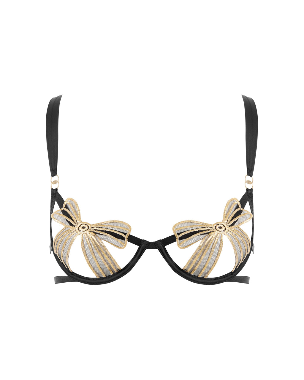 Annabel Wired Bra Black/Gold