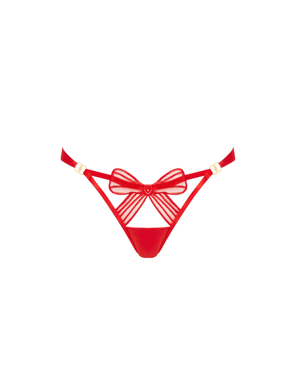 Annabel Open-Back Brief Red