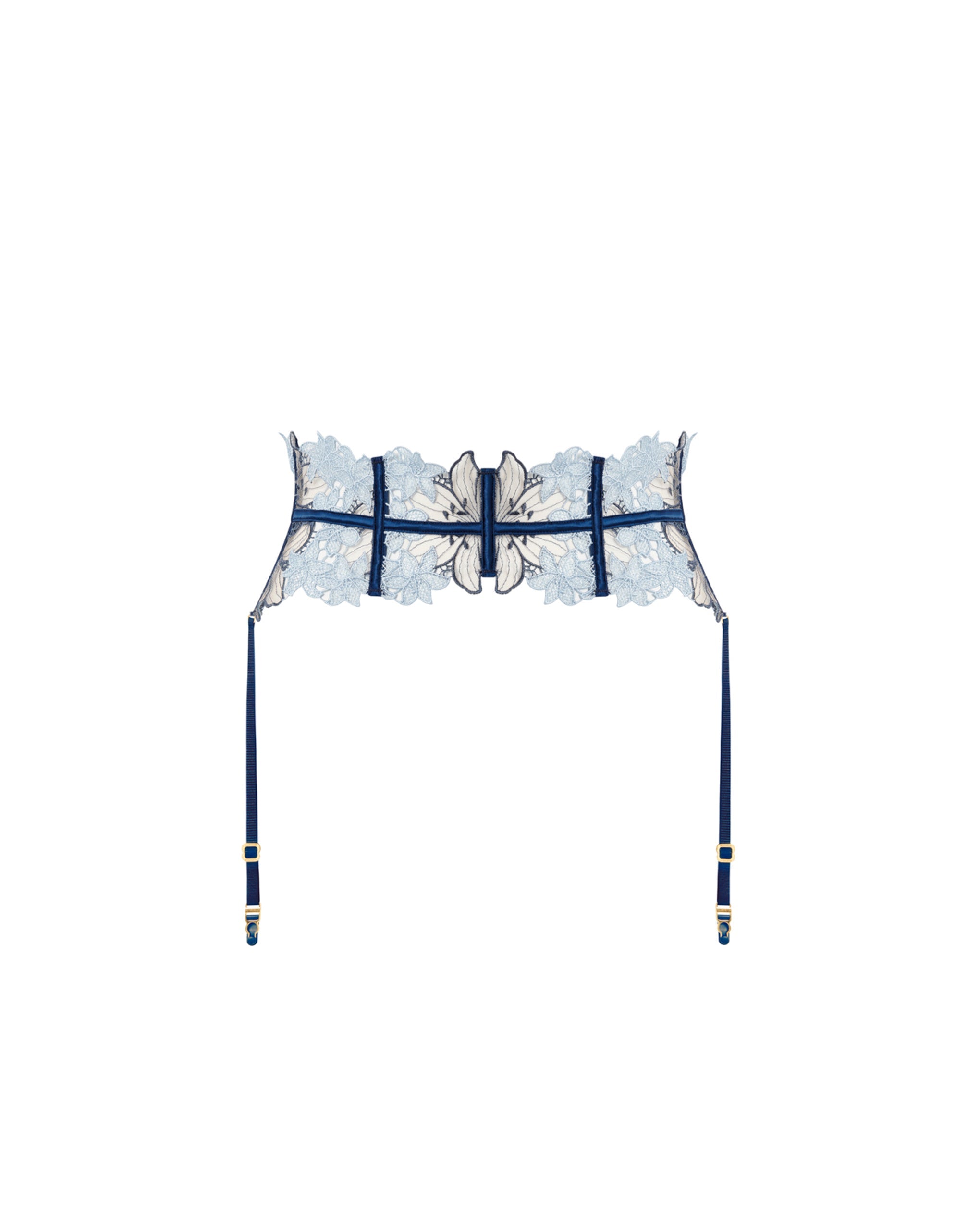 Calantha Waspie Suspender (with detachable suspenders) Blue