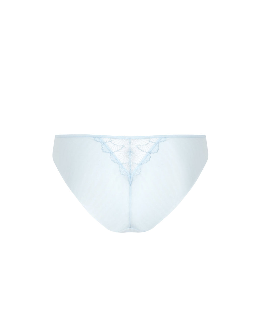 Vermont Embroidered Sheer Brief Ice Water Blue