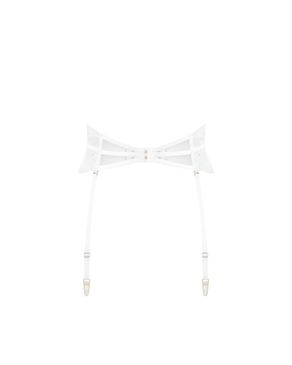 Gabriella Waspie Suspender (with detachable suspenders) White